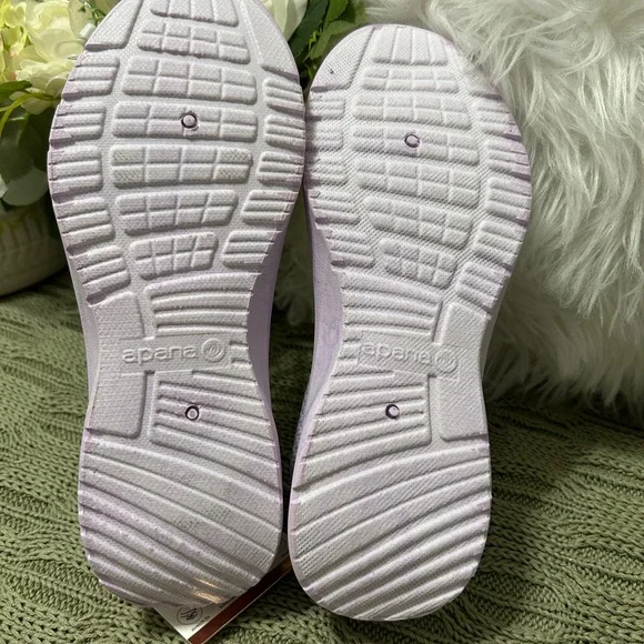 Apana Lavender Knit Slip-On Flats - Picture 6 of 6